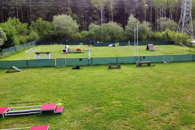 Hundetraining Franken - Trainingsgelände, Trainingsplatz von oben